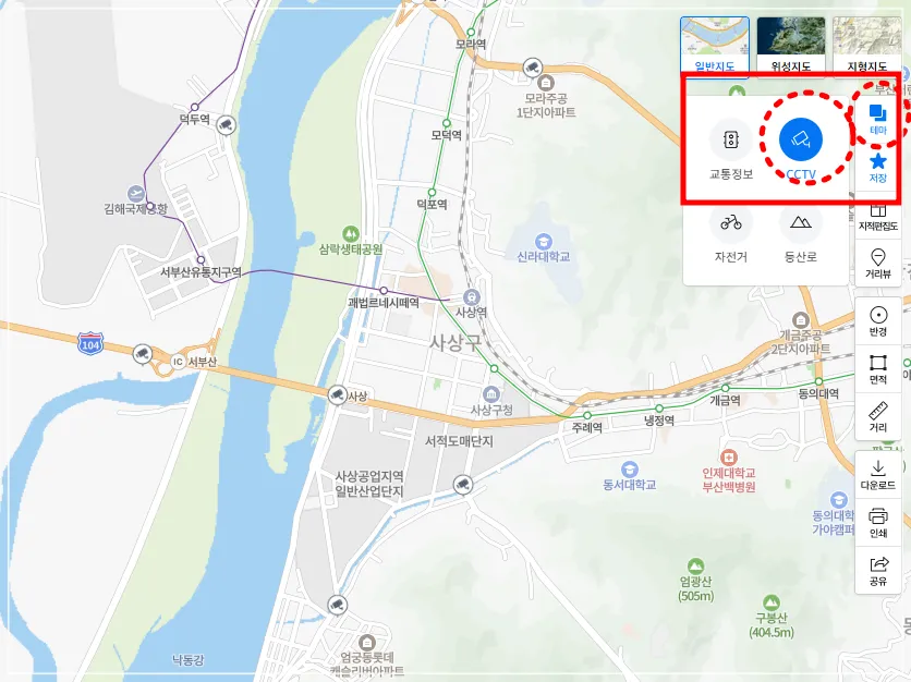 cctv-네이버지도-벚꽃