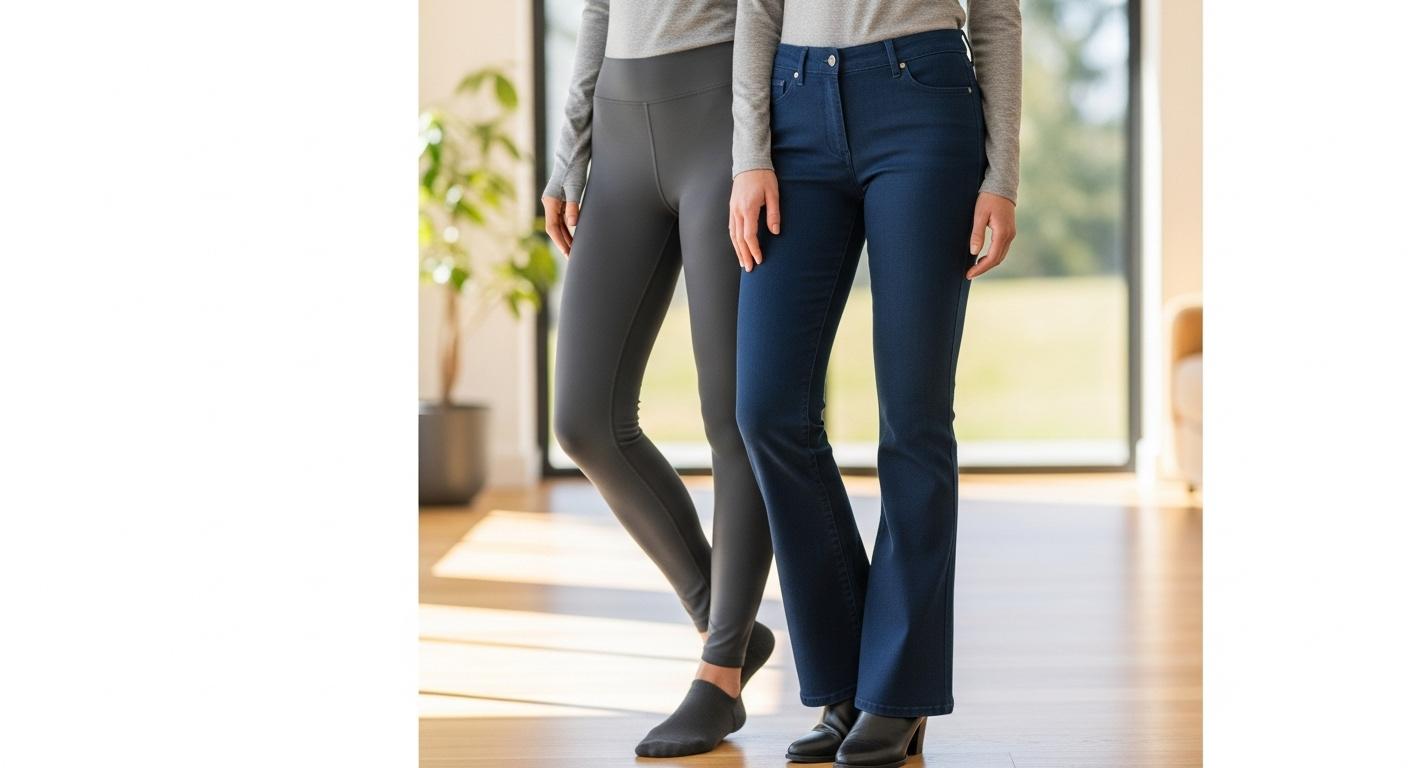 레깅스 팬츠 부츠컷