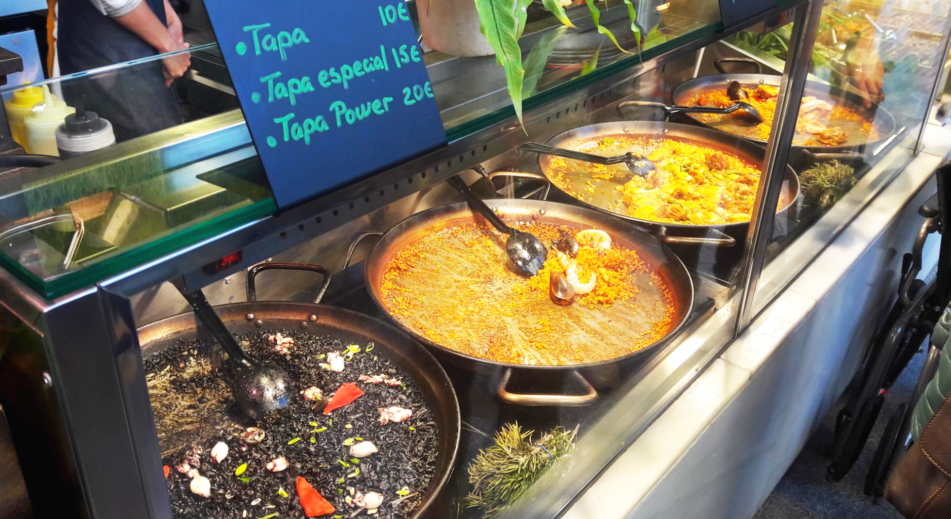 스페인 마드리드 산 미겔 시장 빠에야