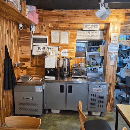 알밥 맛집 알촌 미아수유직영점 셀프코너