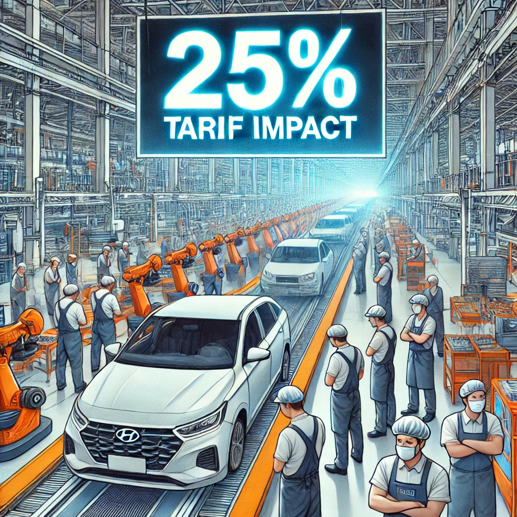 트럼프 관세 폭탙 자동차 수출 위기