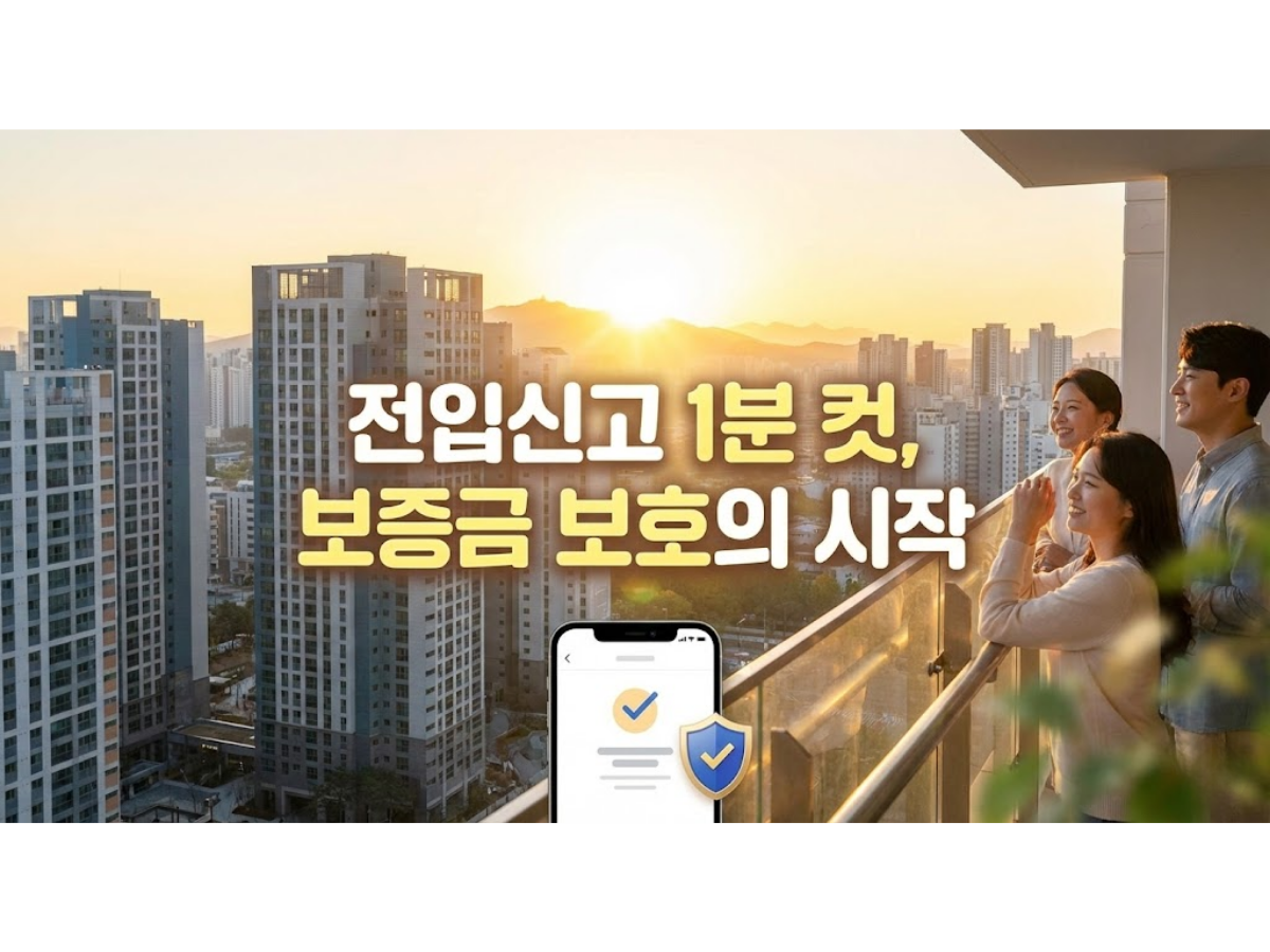 2026년 정부24 전입신고 1분 컷 방법, 스마트폰으로 과태료 피하고 혜택 받는 법