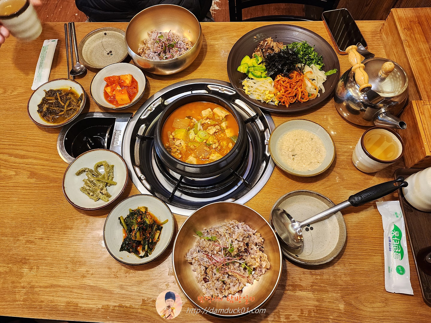 청국장과보리밥