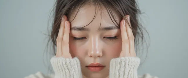 실내지만 긴팔 겉옷을 입고 에어컨 바람을 피하는 장면