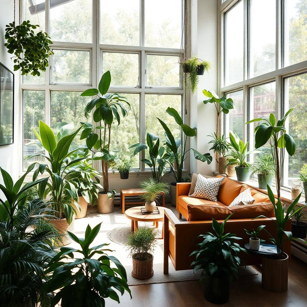 집안을 자연(自然)스럽게! : 식물과 인테리어의 완벽한 조화