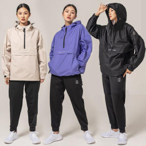 얼티밋기어 다이어트 땀복 세트 힙커버 아노락자켓 조거팬츠 여자 트레