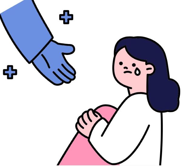 도움을 내미는 손