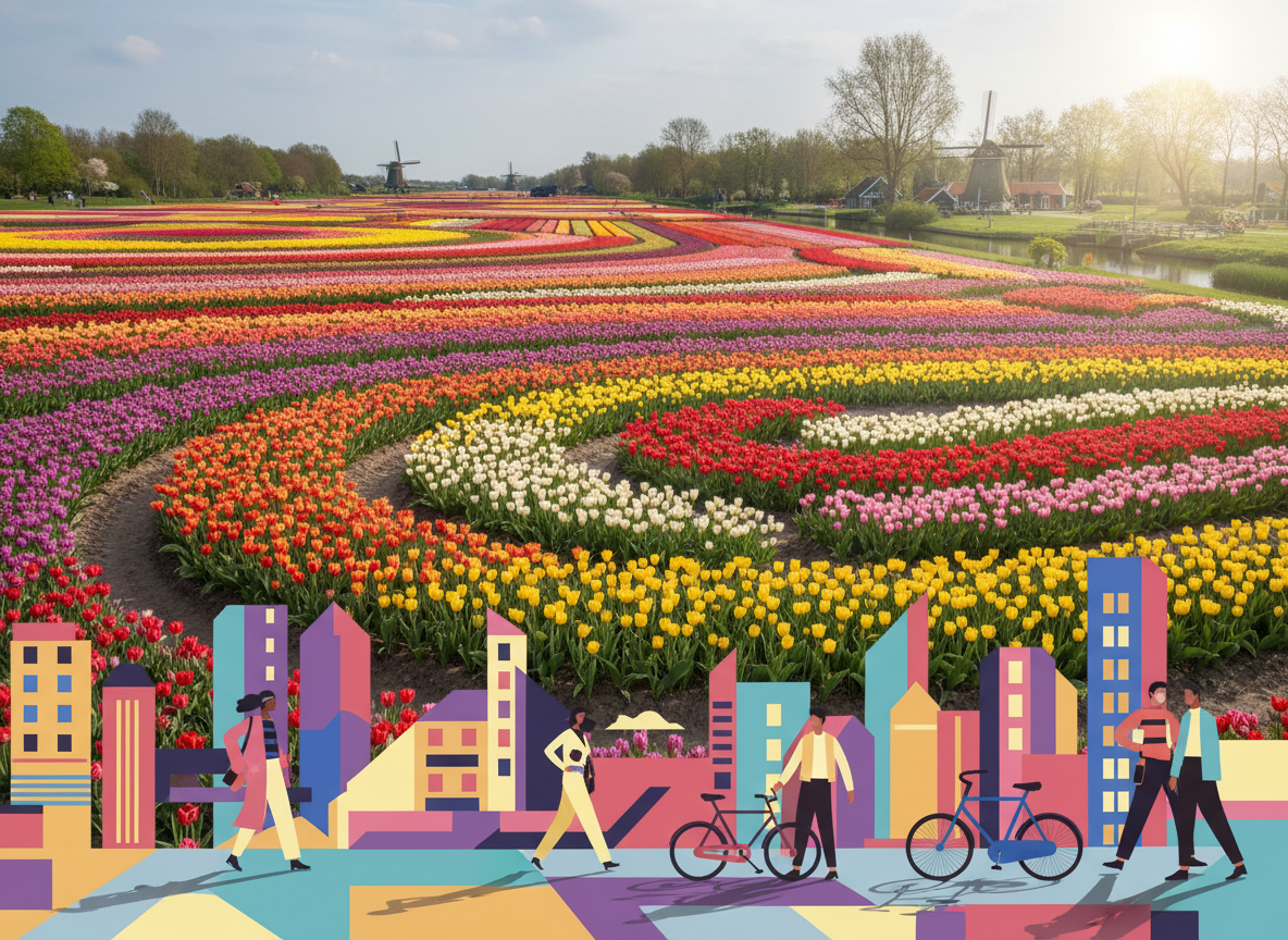 네덜란드 튤립 축제 큐켄호프 예약