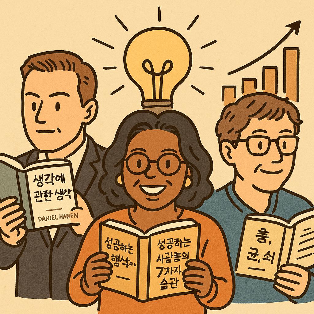 성공한 사람들의 공통 독서 목록