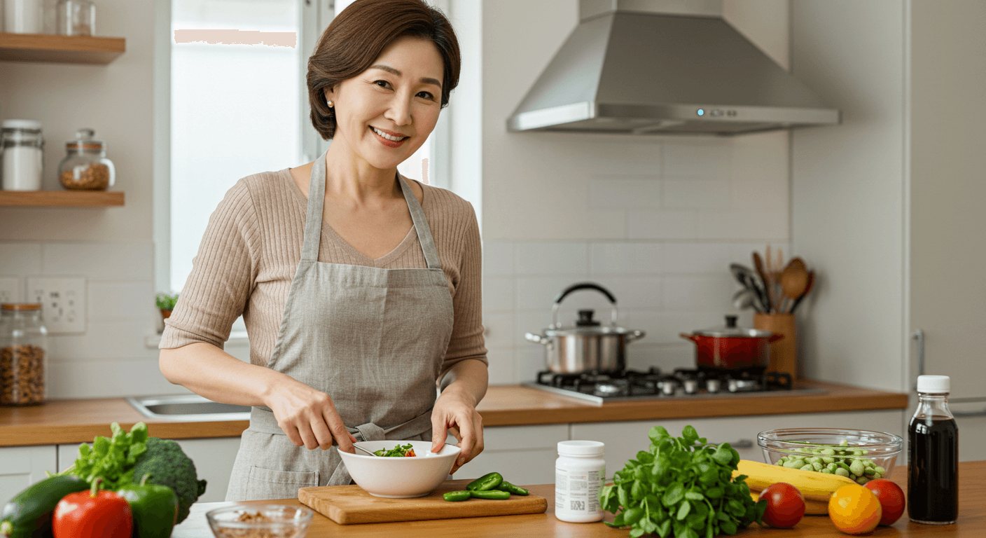 갱년기 전후 여성을 위한 호르몬 밸런스 루틴