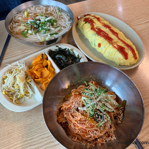 담양 뚝방국수 - 메뉴 - 국물국수 - 비빔국수 - 계란말이