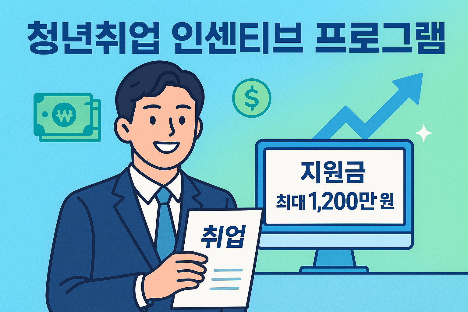청년도약지원금 최대 1200만원 기업 청년 모두 혜택받는 지원금