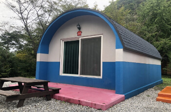 고산 자연휴양림 돔 하우스