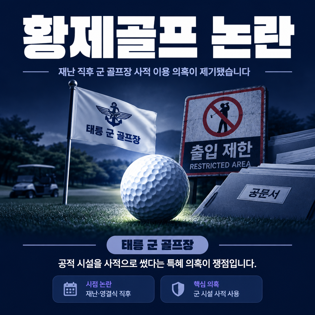 황제골프 논란
