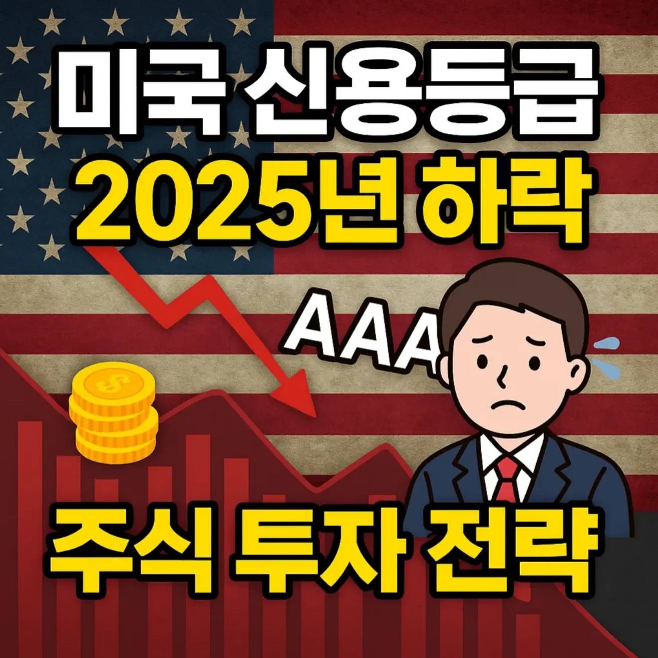 미국 신용등급 2025년 하락과 주식 투자 전략