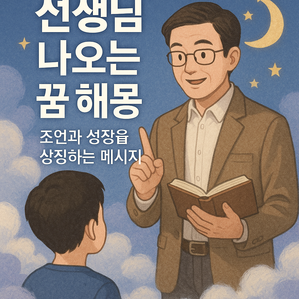 선생님이 나오는 꿈