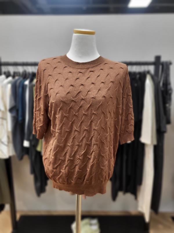 보니스팍스 라운드 꽈배기 버튼 다운 니트 가디건 XN4CK007L0