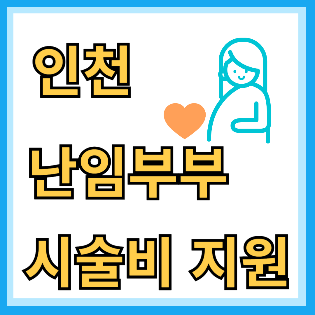 인천 난임부부 지원