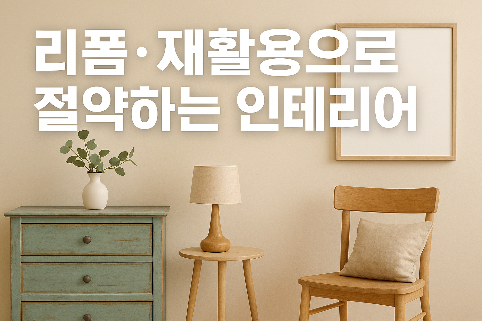 리폼&middot;재활용으로 절약하는 인테리어