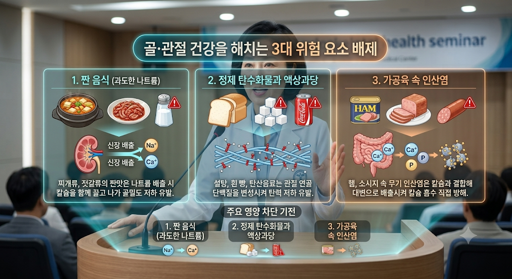 건강을 해치는 위험요소 설명