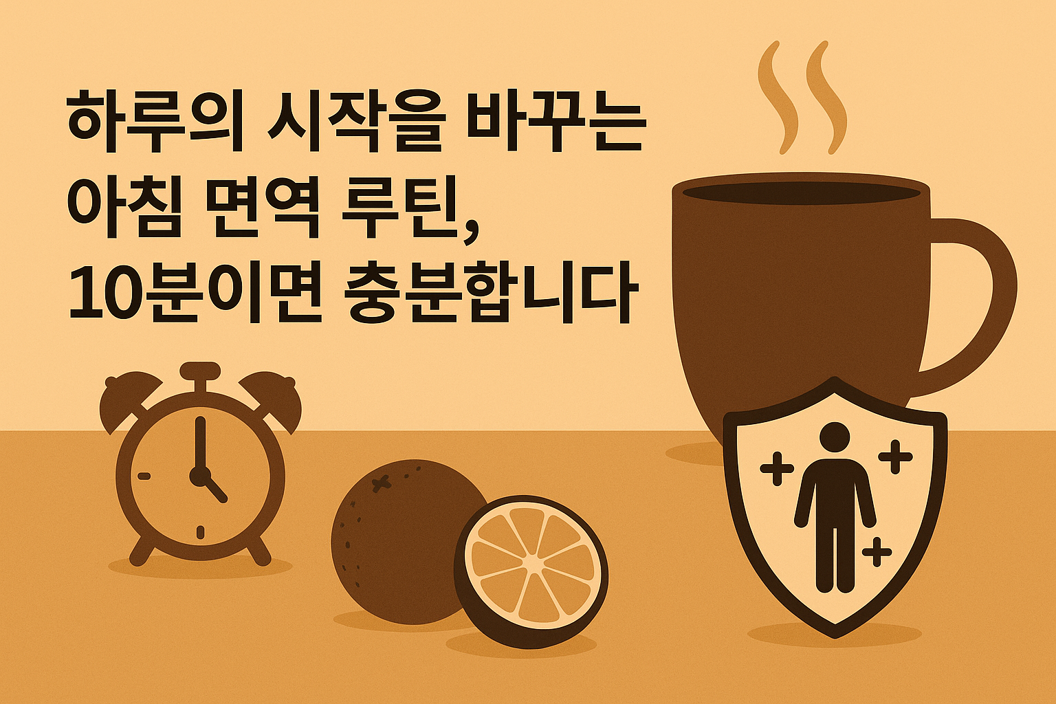 하루의 시작을 바꾸는 아침 면역 루틴