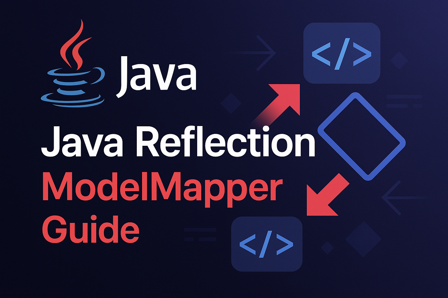 Java Reflection and ModelMapper tutorial guide with code examples and performance optimization tips