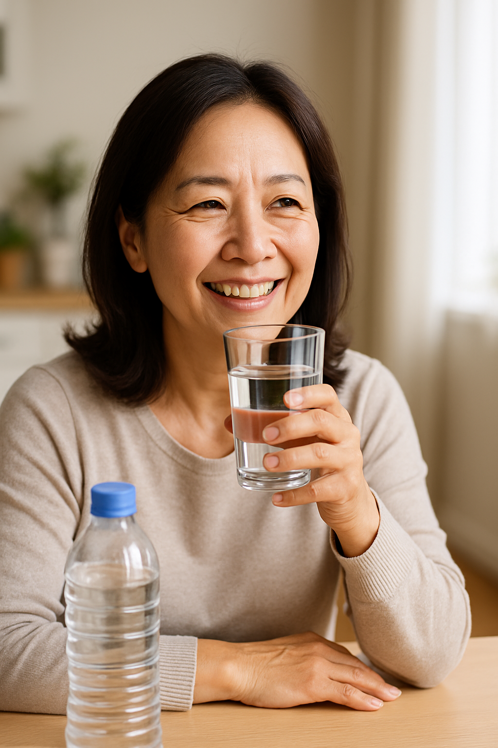 노화 늦추고 활력 지키는 수분 섭취 이미지