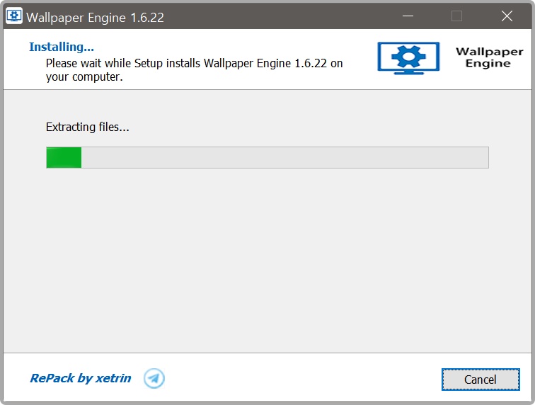 월페이퍼 엔진 다운