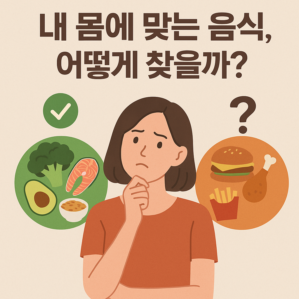 내 몸에 맞는 음식, 어떻게 찾을까?