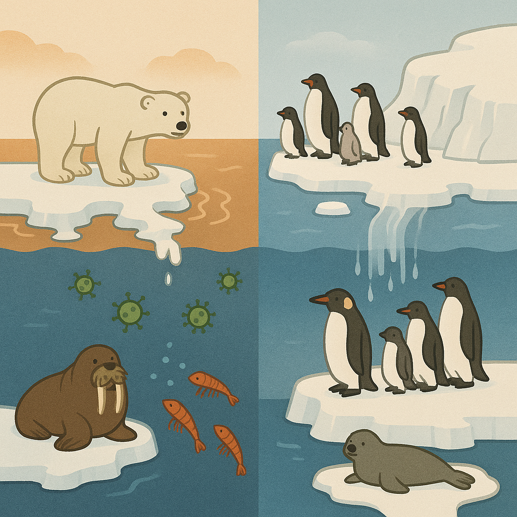 녹아내리는 극지, 사라지는 삶의 터전