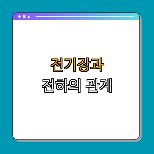 3. 전기장과 전하의 관계