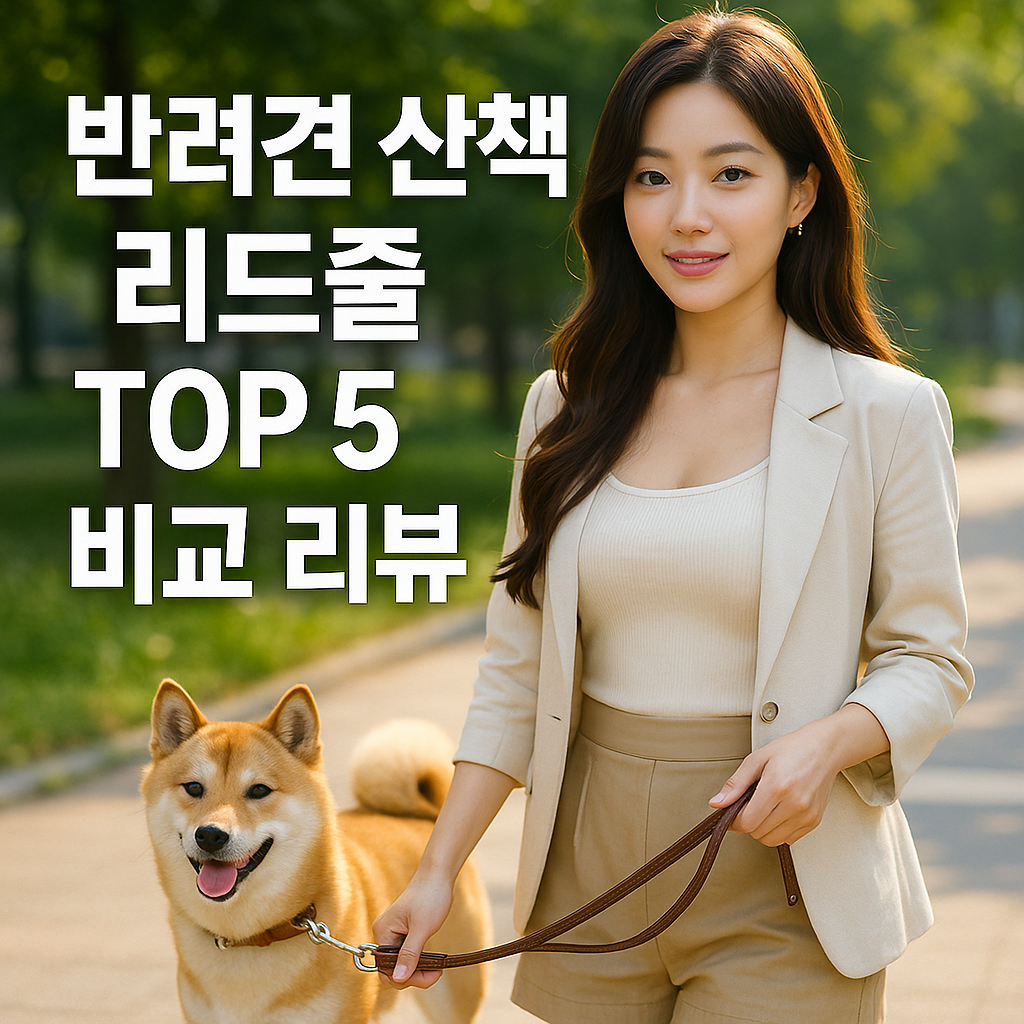 반려견 산책 리드줄 TOP5 비교 리뷰