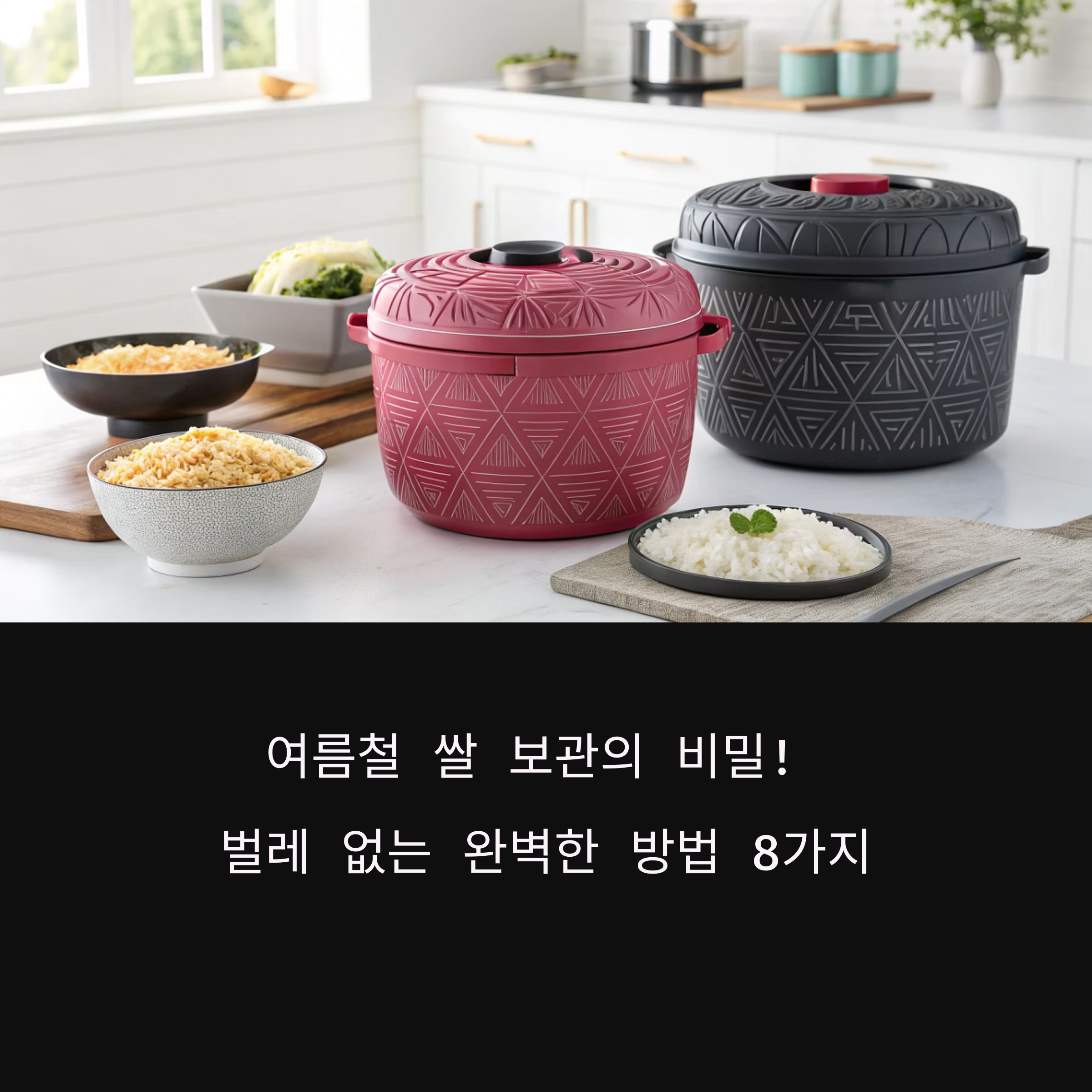 여름철 쌀 보관, 그냥 두면 큰일! 벌레 걱정 없는 완벽한 비법