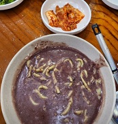 팥칼국수