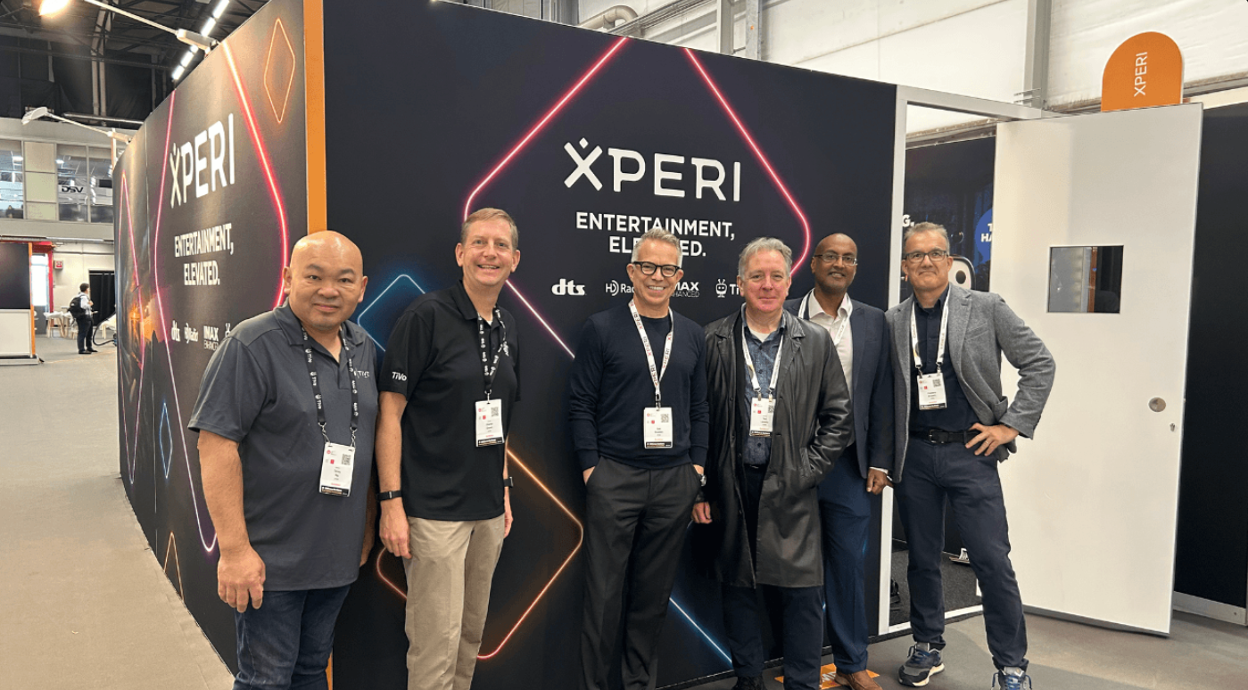 IBC에 참가한 XPERI
