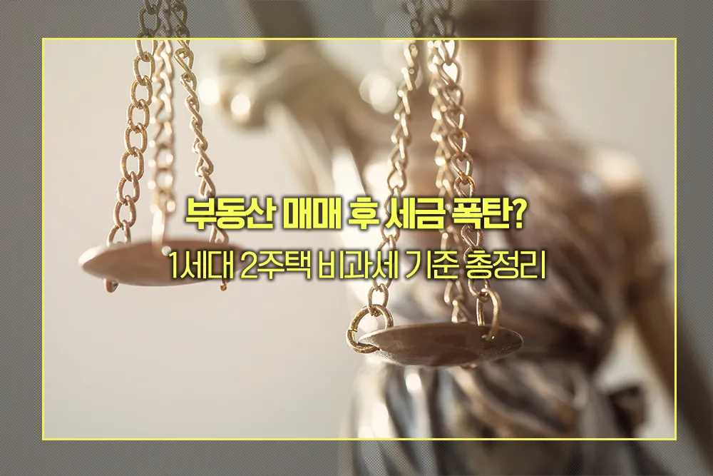1세대 2주택 비과세 기준