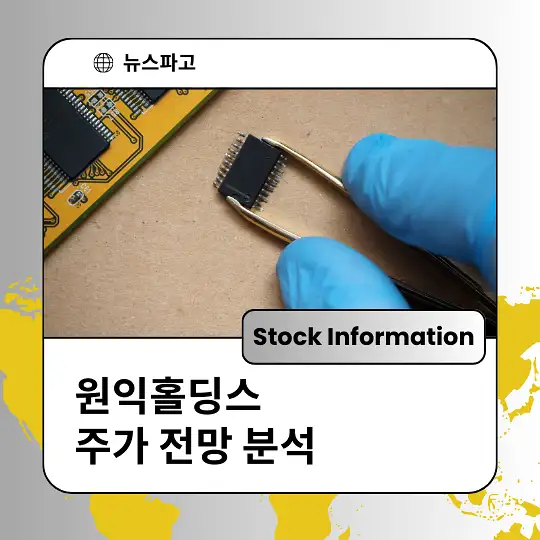원익홀딩스 주가 전망 분석 및 투자전략