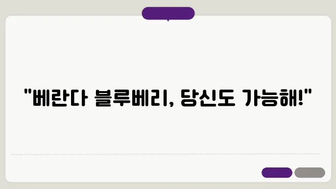 베란다에서 블루베리 키우기 베란다에서 가능한 간단한 방법