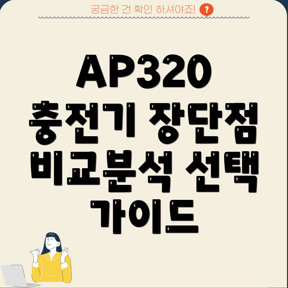 에이원프로AP320충전기비교분석장단점사용팁선택가이드