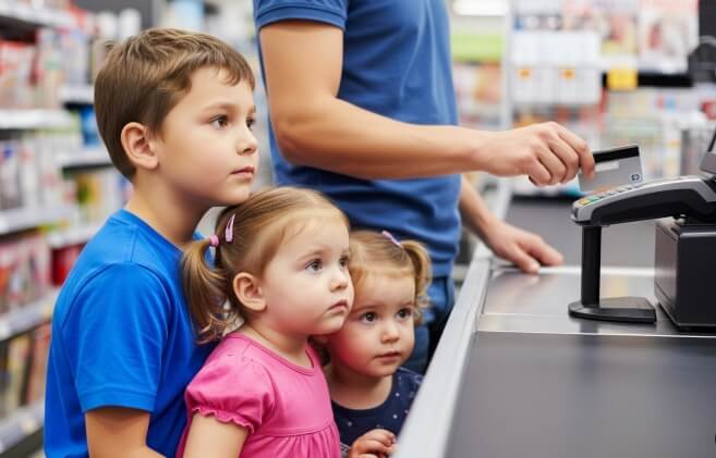 신용카드 사용하는 사람들