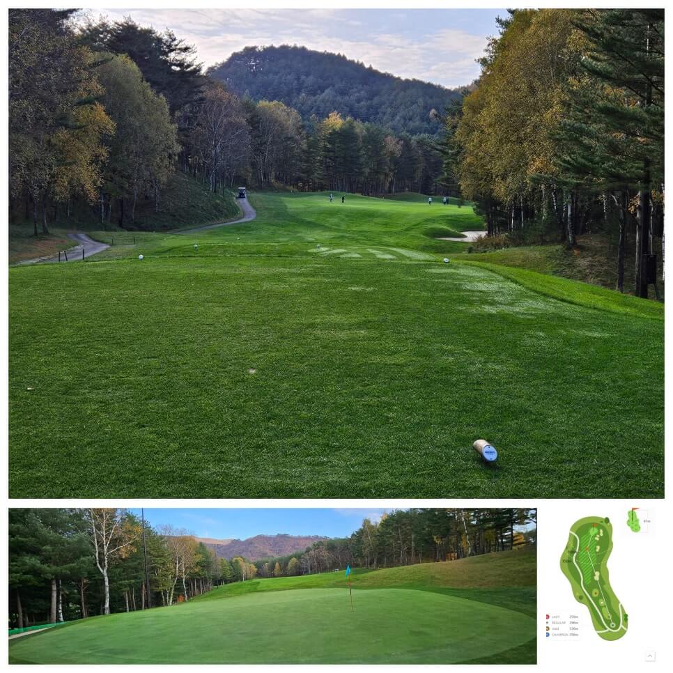 골프장 경험담 모나용평cc 해발 780m 청정 지역의 골프장 용평 리조트