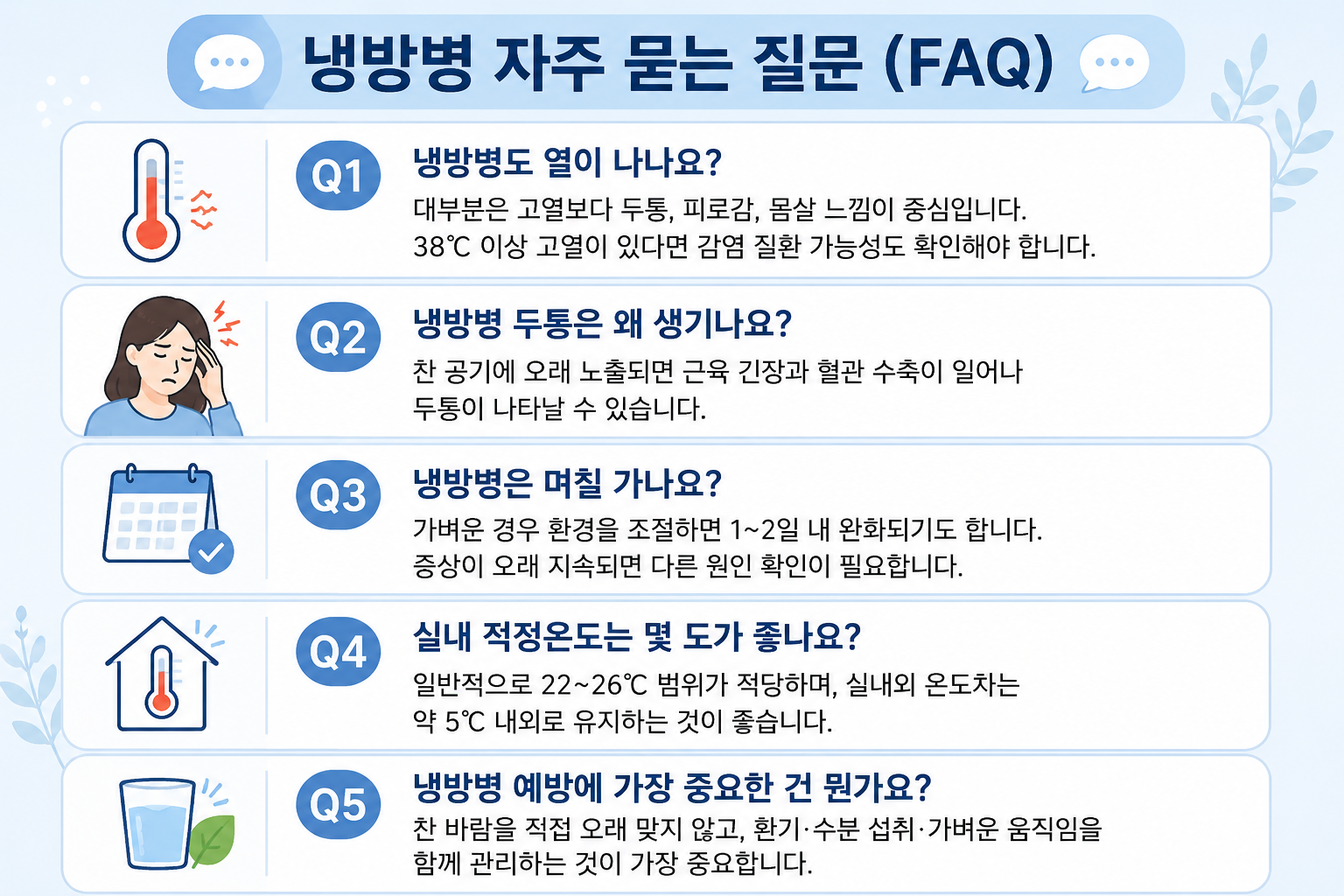 사무실 에어컨 때문에 피곤하다면? 냉방병 증상 체크리스트