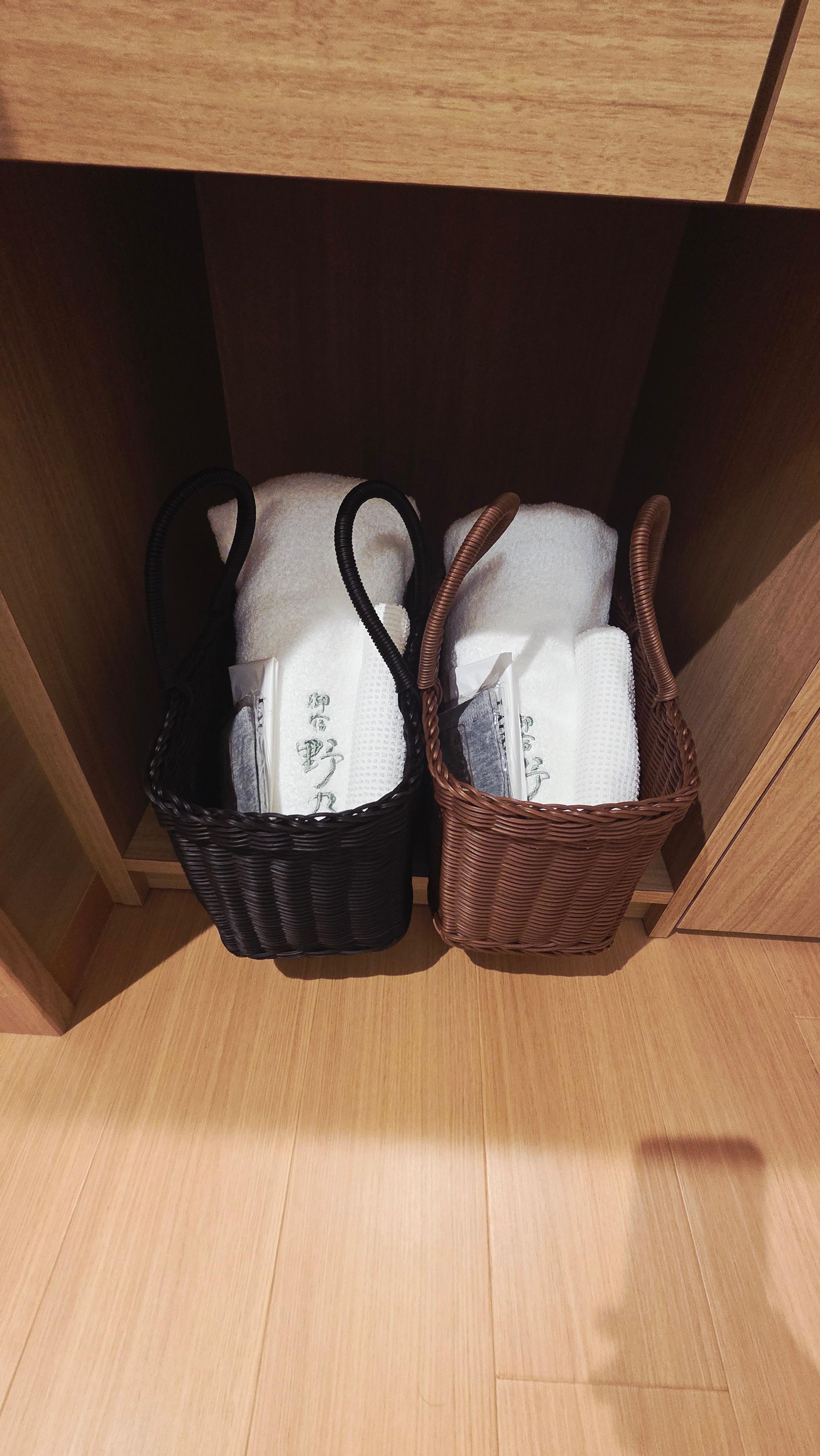 온야도 노노 대욕장 의상 바구니