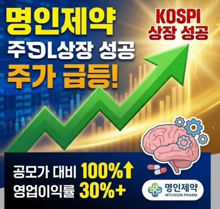 명인제약 주가, 2025년 IPO 대어의 진짜 가치를 파헤치다