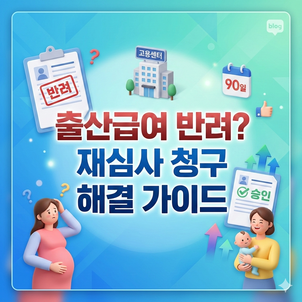 출산급여 반려 사유 해결법 재심사 청구 절차 핵심 가이드