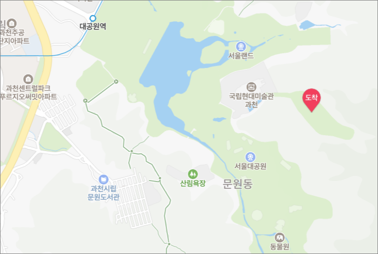서울대공원 캠핑장 위치