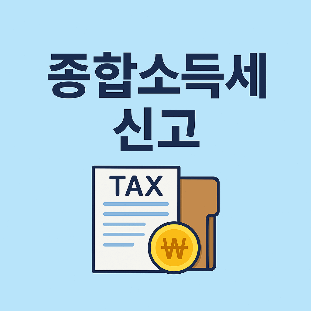 2025 5월 종합소드세 신고 절차