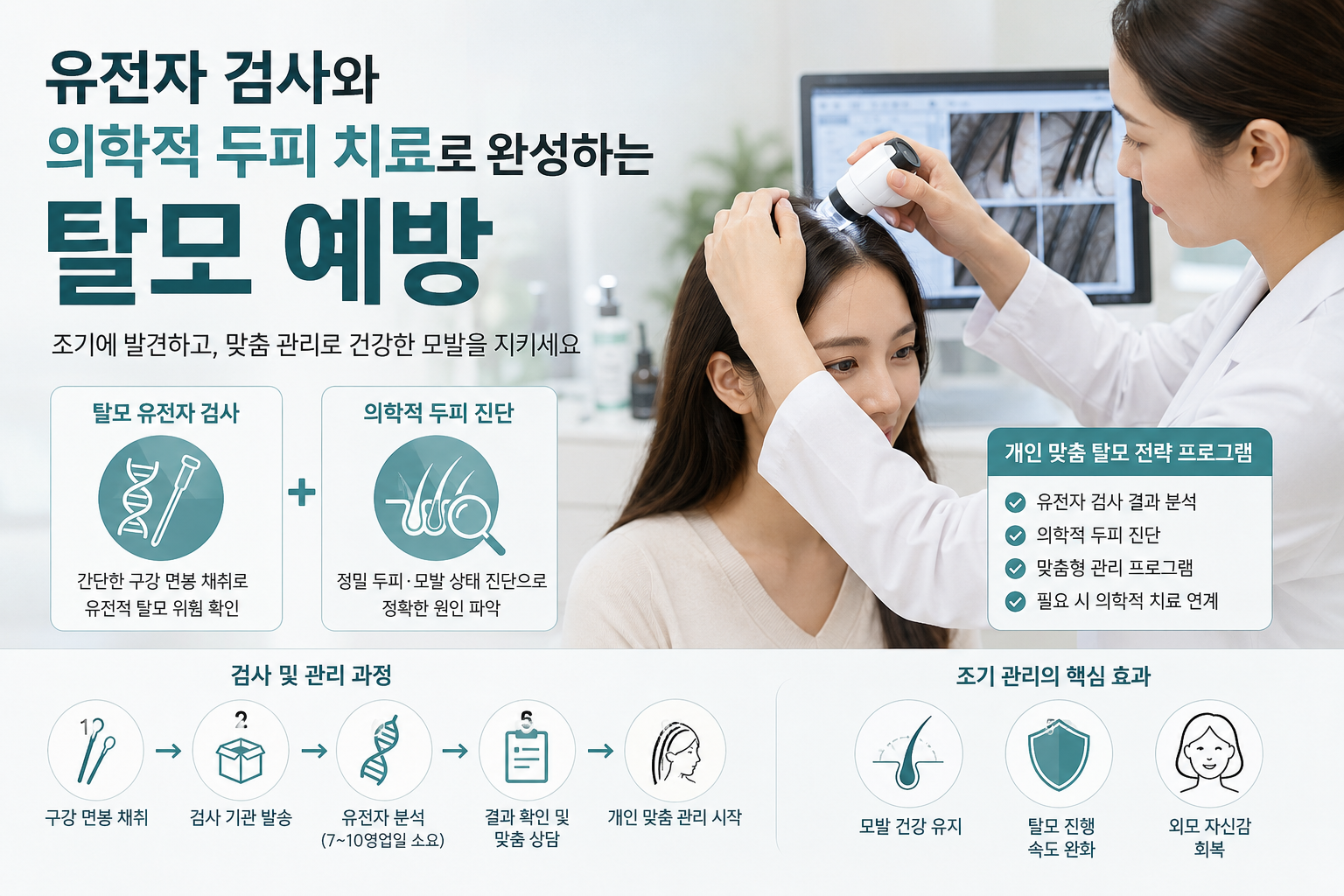 유전자 검사와 탈모예방