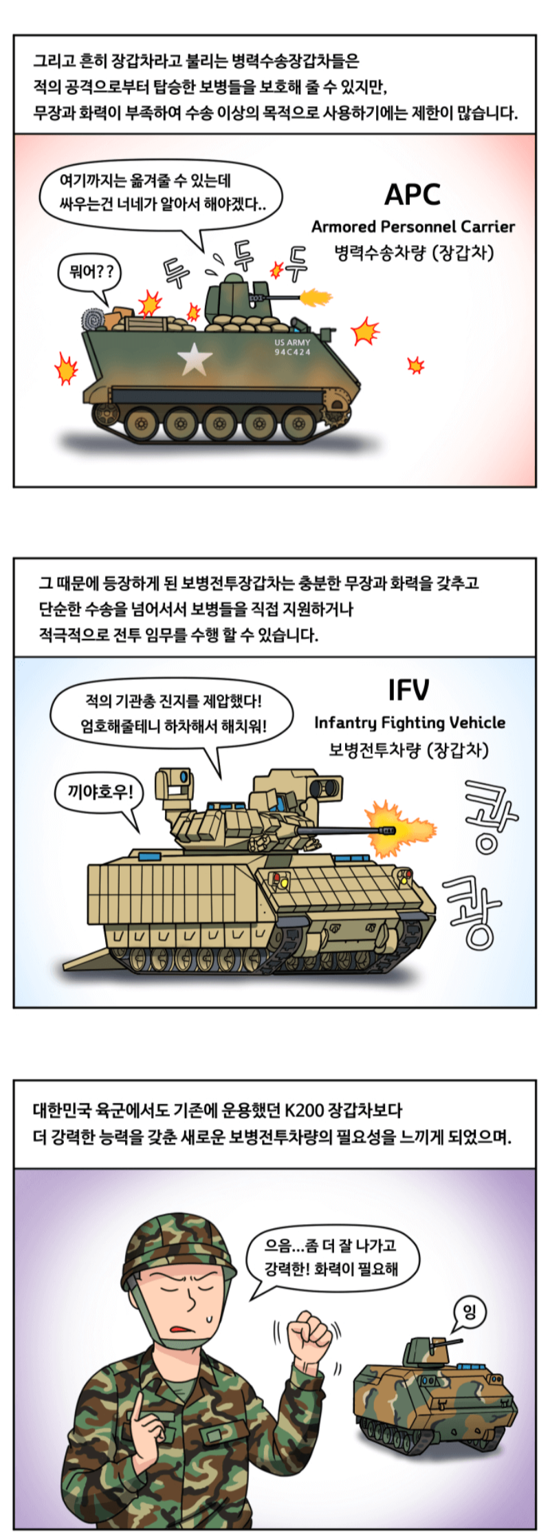 K-21 보병전투차량 웹툰 2