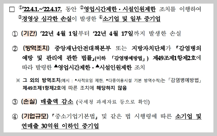 소상공인 손실보상